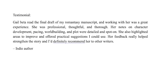 be a developmental editor for your romantasy novel