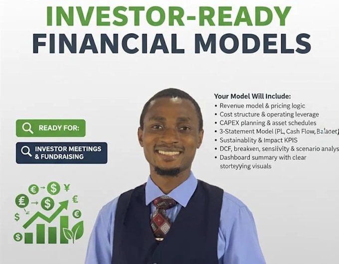 build three statement financial model and projections