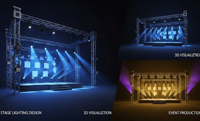 Stage Lighting T Frame Design professional stage lighting layouts and 3d visualizations for ...
