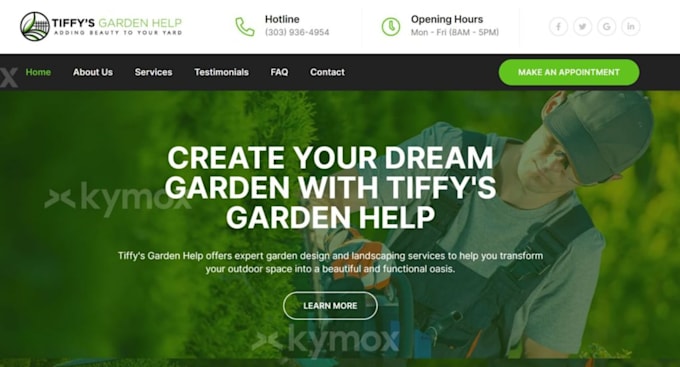 build squarespace home staging website gardener website pool maintenance website