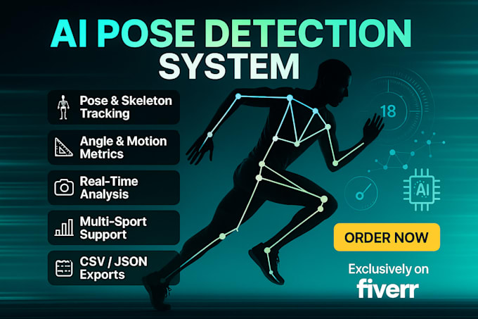 Develop pose detection ai system for athlete motion and performance ...