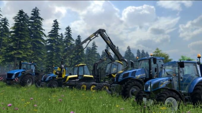 develop custom farming stimulator fs22 fs25 track excavator tractor