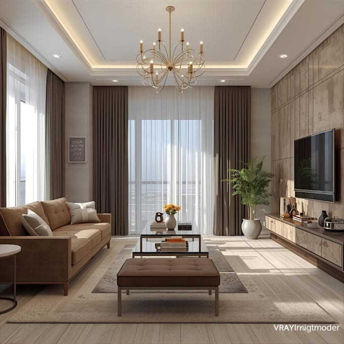 do 3d modelling, interior design and realistic 3d rendering using vray