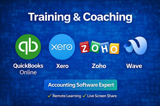 trainer and tutor of quickbooks online xero, freegent, zoho books
