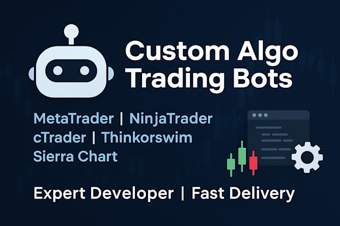 develop optimize profitable algorithmic trading bots for mql ninjatrader ctrader