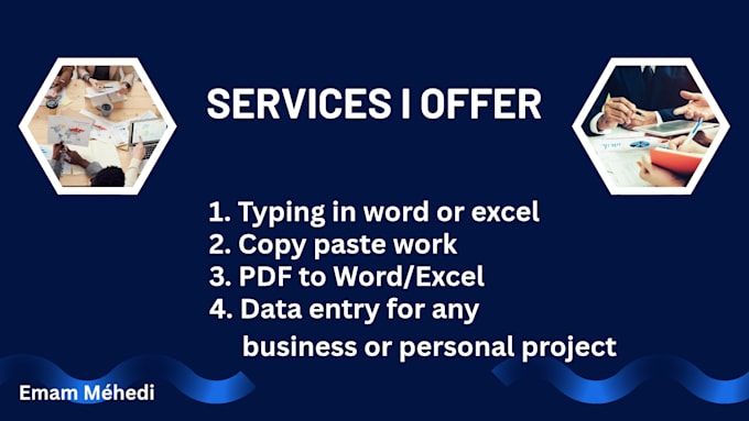 do fast and accurate typing or data entry with error free