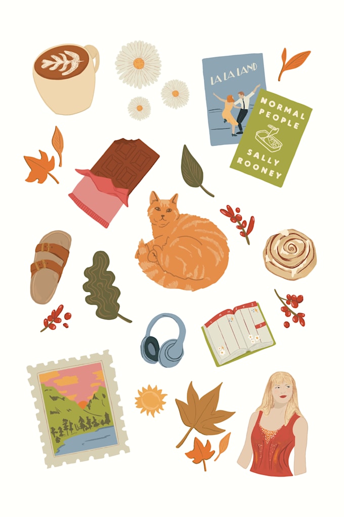 turn your favorite things into a personalized illustrations