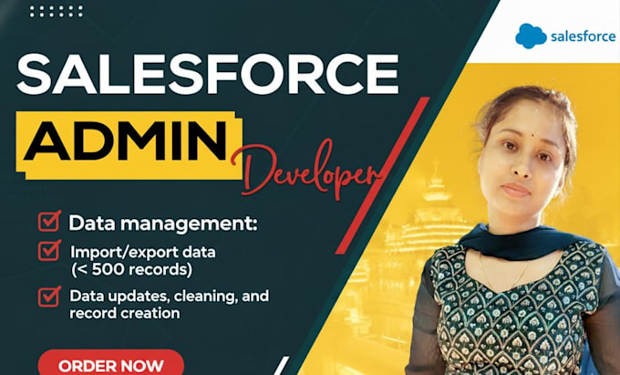 provide salesforce admin, flow automation, and development services
