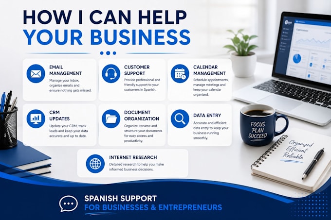 be your spanish virtual assistant for admin support