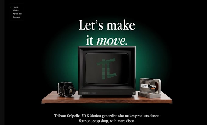 build carrd photographer website videographer website content creator website