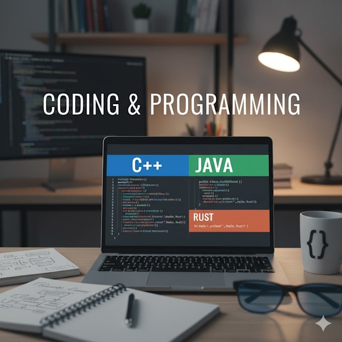 write and fix your code python cpp java rust julia go r