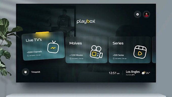 develop smart tv, iptv app, amazon, samsung lg live streaming app admin panal