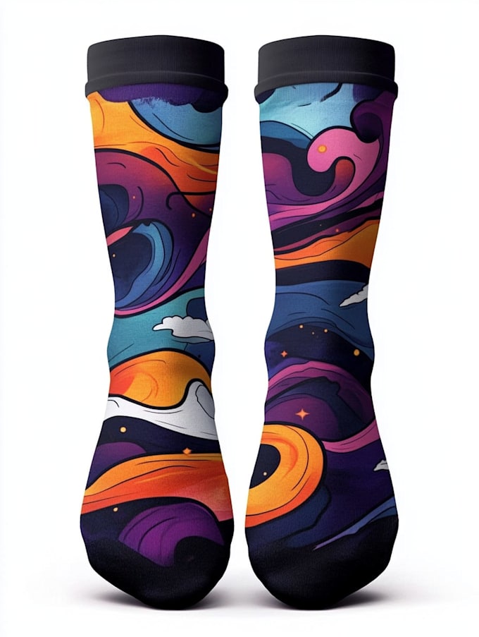 design a unique socks design