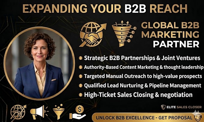 be your linkedin b2b appointment setter and sales closer