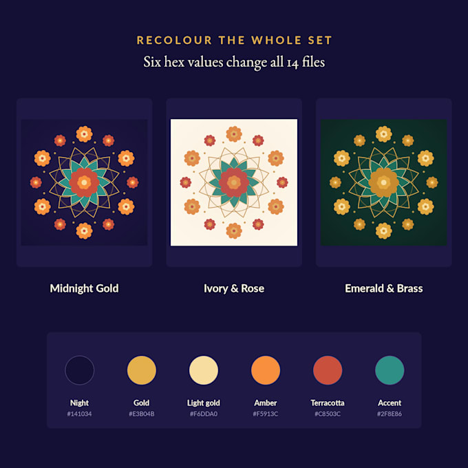 design a custom diwali festive social media pack for your brand