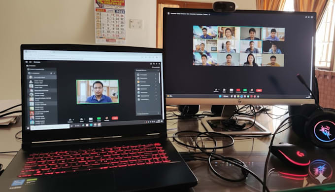 set up or fix issues with zoom, google meet, or teams