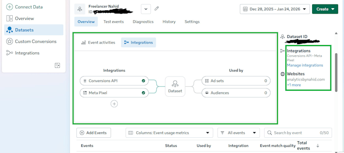 setup meta pixel and conversion api on your website