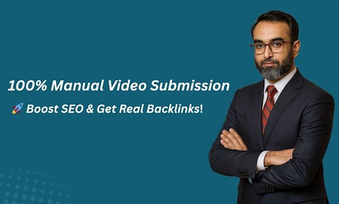 do manual video submission on high da sites for SEO backlinks