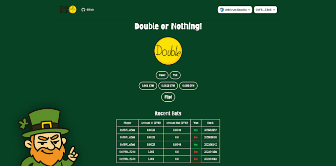 develop a secure and trustless gamble dapp on ethereum