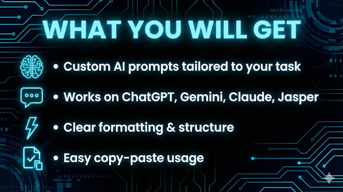 write custom ai prompt for chatgpt and all tools