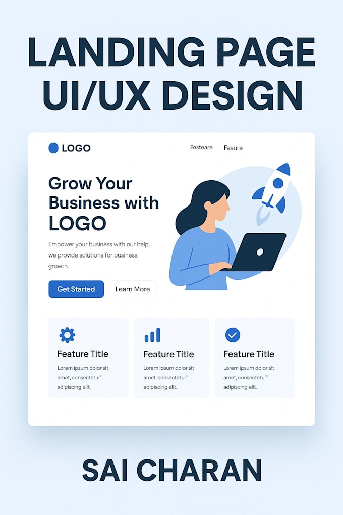 Design a high converting landing page ui ux in figma by Heycharancherry ...