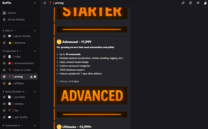 build your custom discord server with bots and roles