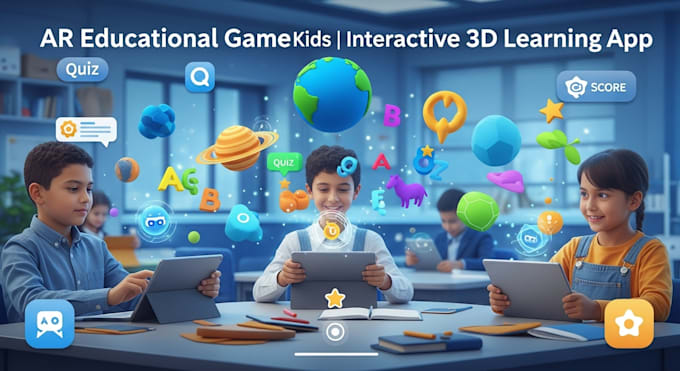 develop a geography learning game for kids