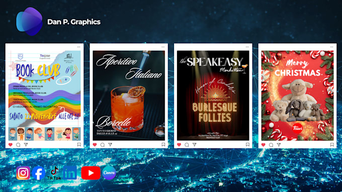 Create unique social media post graphics and canva templates by ...