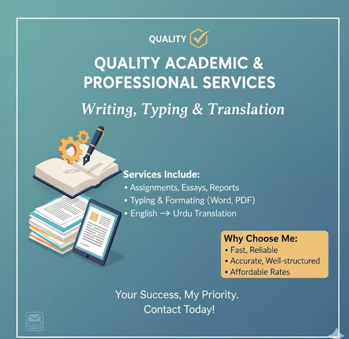 do project documentation, typing document, translation