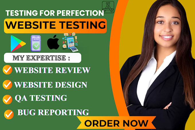 do comprehensive website and qa testing, bug, usability feedback, website audit