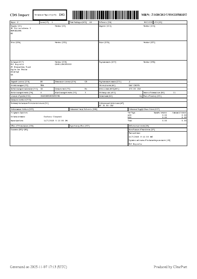 uk customs expert all imports and exports documents covered