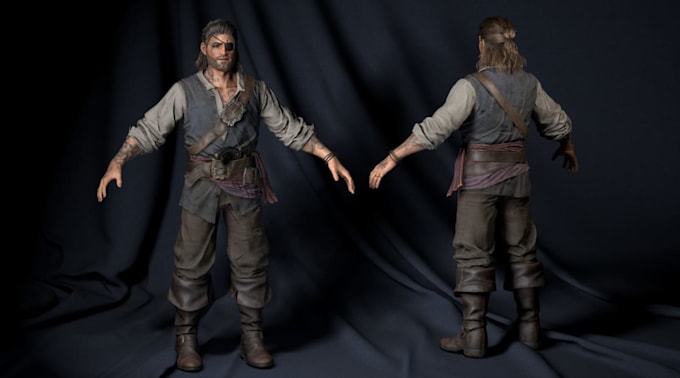 hyper realistic 3d human avatar metahuman game character cc4 model ue5 animation