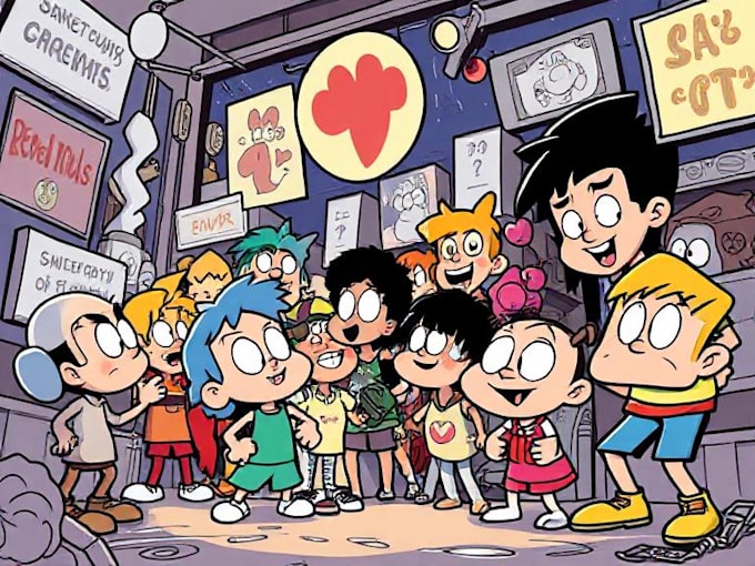 draw a cartoons comics