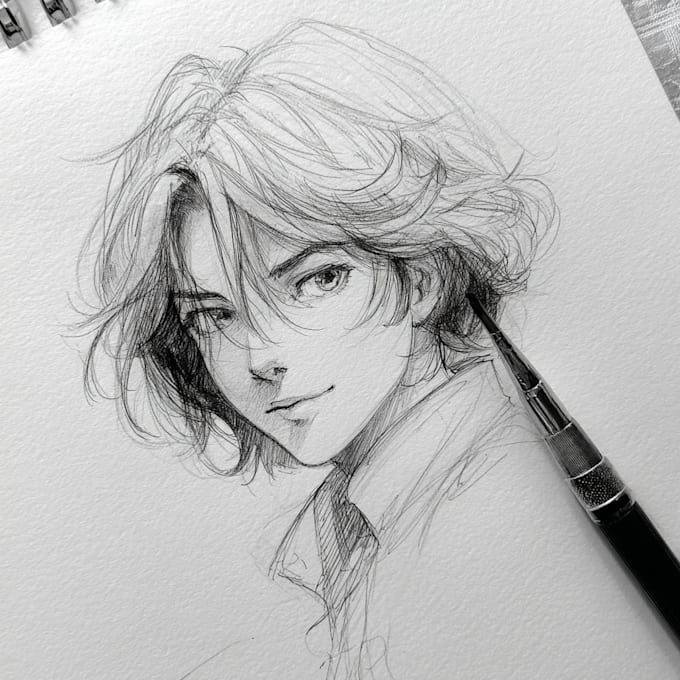 draw a character in manga style