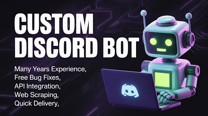 create a custom discord bot with commands, moderation and automation
