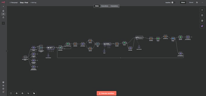 automate ebay and amazon product data, analytics, and CRM updates