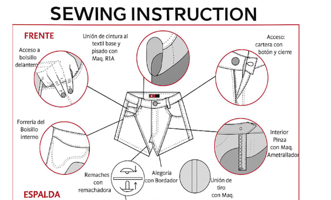 Write step by step sewing instructions and illustrate your pattern by ...