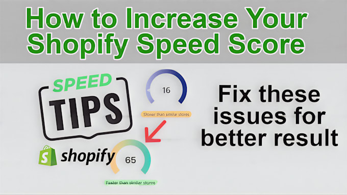 do shopify speed optimization and increase shopify speed