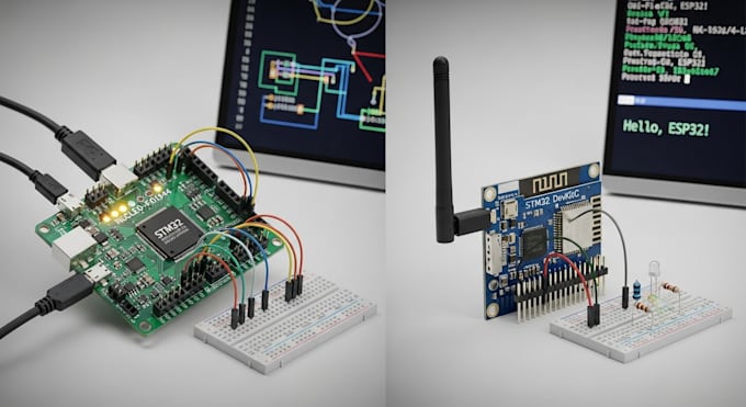 Design arduino, stm32, esp32, pic microcontroller programming, coding ...