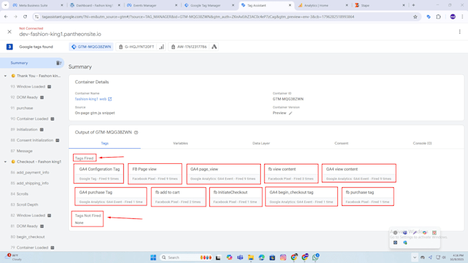 set up meta facebook pixel and conversion API with GTM for serverside tracking