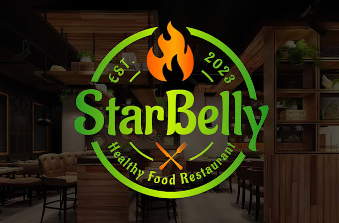 create restaurant, pizza, bbq, food logo and and menu design