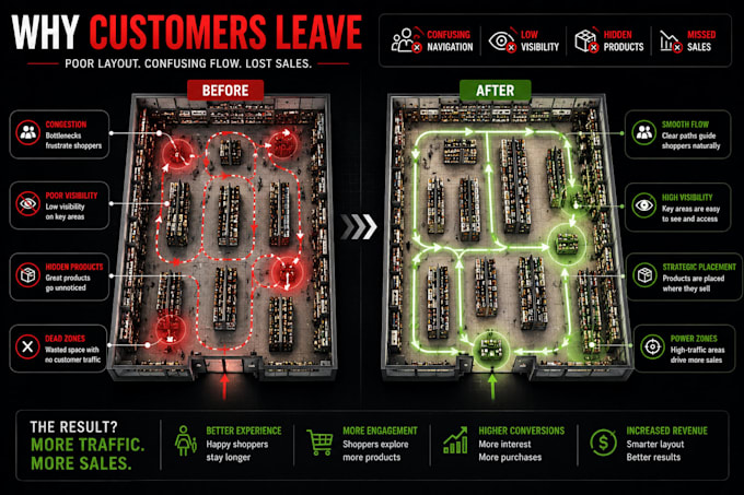 redesign your retail store layout for better customer flow