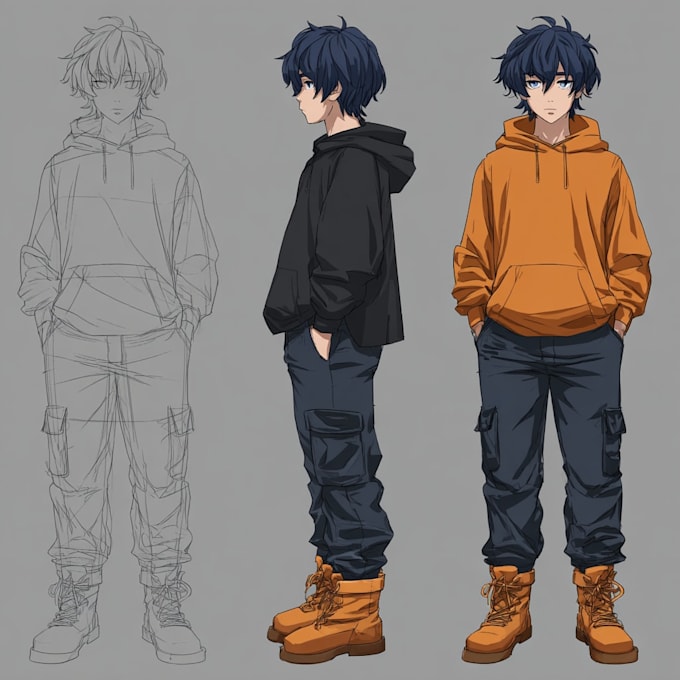 draw anime manga illustration