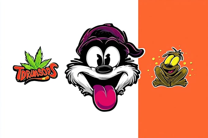 create cartoon logo for you