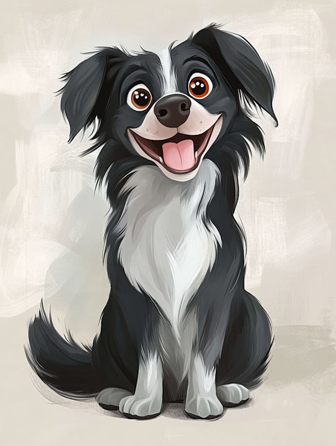 draw disney pet portrait