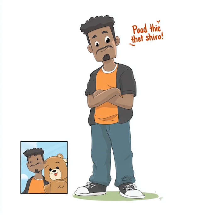 draw comic strip cartoon