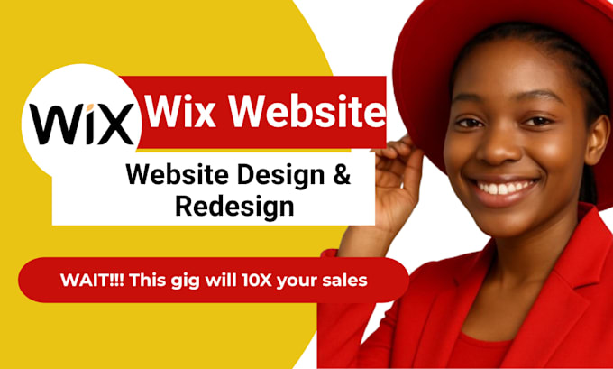 do wix website design, redesign wix website or build wix harmony website
