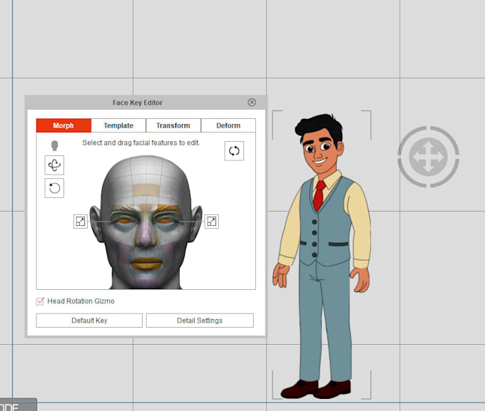 rig and animate your character in cartoon animator