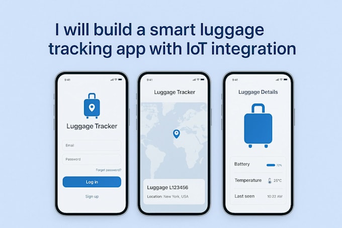 build a smart luggage tracking app with iot integration