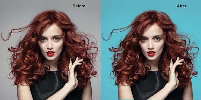 do professional hair masking and background removal